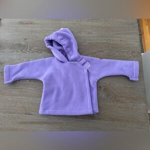 Widgeon Purple Fleece Baby Hoodie